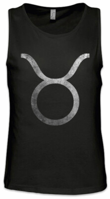 Zodiac Sign Taurus Herren Tank Top Stier Bull Horoskop Tierkreis