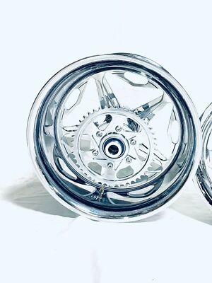 NINJA 330 FAT TIRE CHROME SPEED STAR WHEELS 2012-2020 KAWASAKI