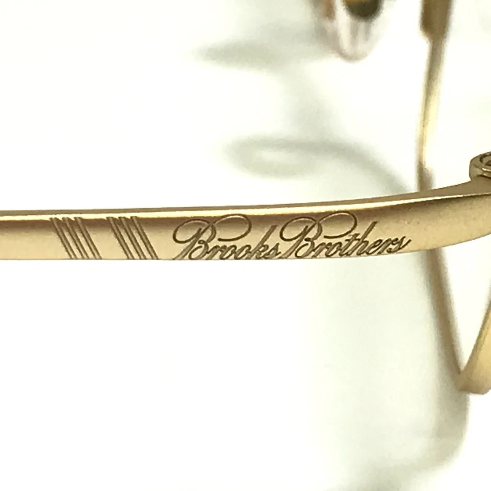 Monturas para gafas Brooks Brothers BB1040 1172 alambre cuadrado dorado mate 50-18-150 Foto 4 de 4