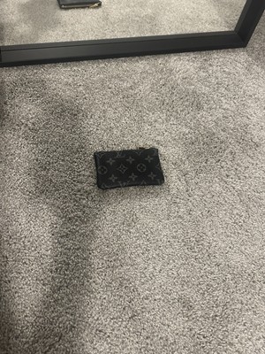 Louis Vuitton key pouch black monogram -Brand New