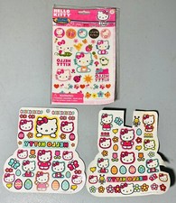 Sanrio Hello Kitty Glitter Tattoos New   Easter Sticker Lot 2013-14