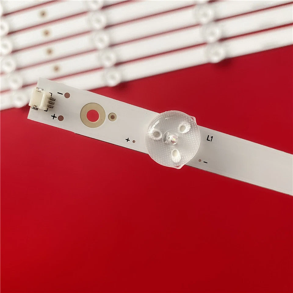 Tiras de retroiluminación LED para TV 65" LB65018 E65X-C2 LWJASDAR MT65W-861C3 D65-D2 Foto 4 de 4