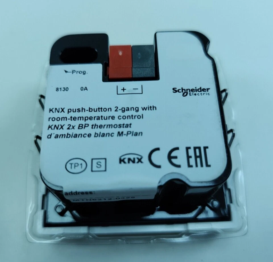 SCHNEIDER MTN6212-0325 Pulsante Plus 2 velocità Plus con temperatura ambiente... - Immagine 2 di 4