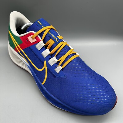 Nike Air Zoom Pegasus 38 Jordan Moss DO7763-400 Herren Uk 10 Blau Laufschuhe