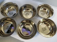 IKM Mukta Stainless Steel Serving Vati (Diameter-3.5 inch) set of 6