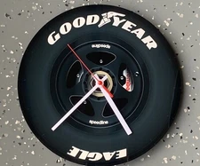 WOW!! Hi Definition F1 Mclaren Honda MP4 Ayrton Senna Wheel Good Year Clock sign