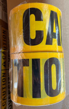 1475 Bright Yellow Caution Tape 2 rolls 300 feet each