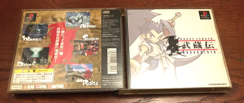 Brave Fencer Musashiden Musashi PS1 JAPAN NTSC-J IMPORT MIT HANDBUCH + KARTE + EINLAGE