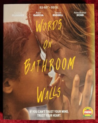 Words On Bathroom Walls (Blu-ray, 2020) Charlie Plummer - New Sealed w Slipcover