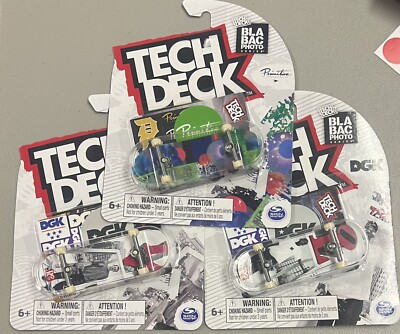 Tech Deck Rarest Board NEW Lot of 3 Tech Deck Skateboard Series 3 Ultra Rare DGK Primitive ...