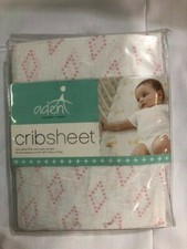 Pack of 2 - Aden by aden  anais Crib Sheet, Pink Mist Diamond