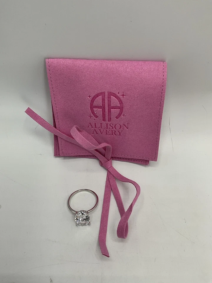 Diamonique X Allison Avery My Dream 戒指 银色 椭圆形 尺寸 11 — 第 3/4 张图片