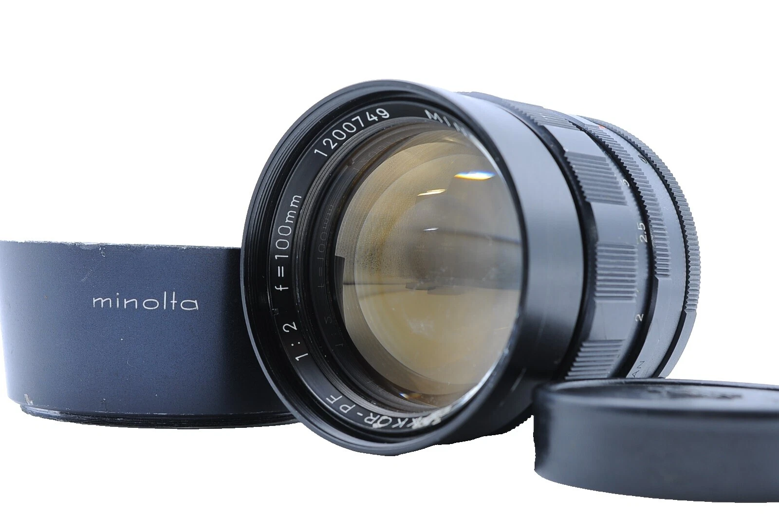 Lentes de câmera Minolta f/2 Telefoto