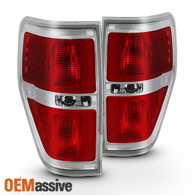Smoke LED Tail Lights – For 2009-2014 Ford F-150 – Tube Style, Black Housing – G-PLUS Brand 13 thumbnail image