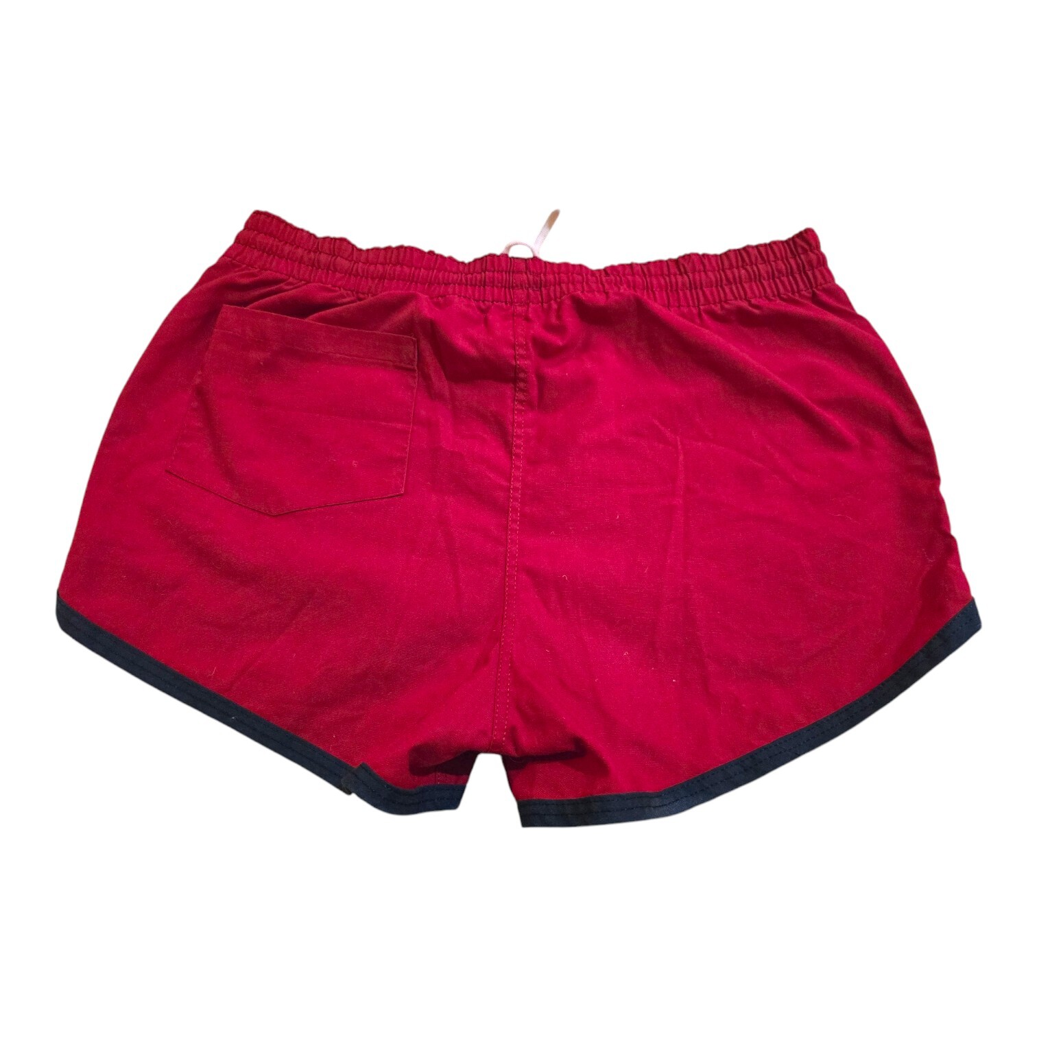VTG Jockey Sportswear Swim Trunks SZ M Man Motion Red White Blue SURFER Shorts