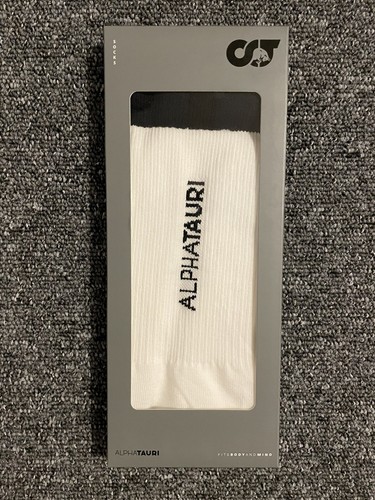 Scuderia AlphaTauri Honda F1 Team White / Night Socks Size 35-38, UK Size 2.5-5