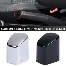 1Pc Car Handbrake Lever Parking Button Cover Chrome Decoration Shell Car Styling