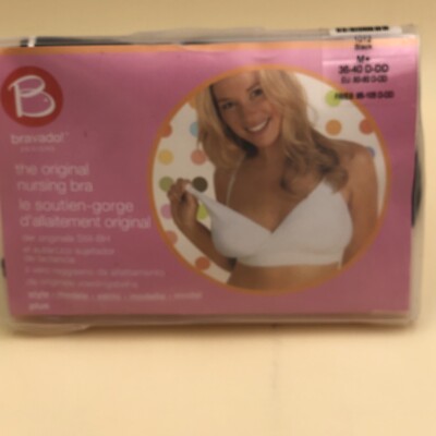 Bravado Original Nursing Bra Plus Style 1012 Black Size M+ 36-40 D-DD NEW