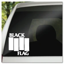 6" Black Flag Music Vinyl Decal Sticker