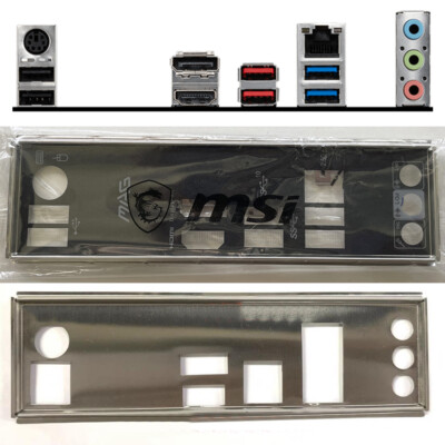 For MSI MAG B560M BAZOOKA Motherboard Backplate IO Shield I/O Shield