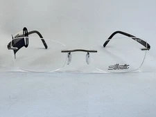 NEW Silhouette Blend 5555 HC 8640 Fossil Gray 52.19.140 Eyeglasses Frames