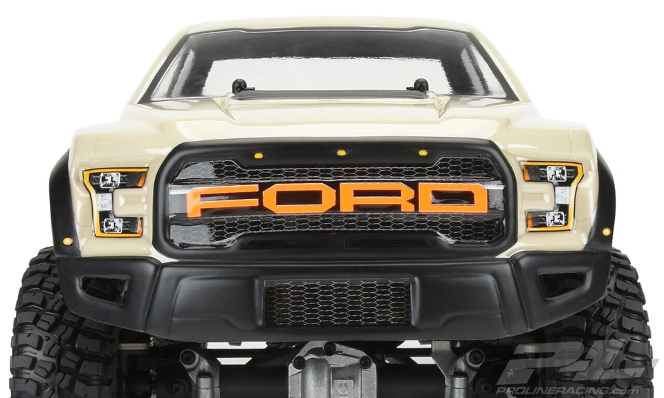 Pro-Line 3516-00 Clear Body Ford F-150 Raptor : SCX10 & 12.3" Wheelbase Crawlers - Image 3 of 4