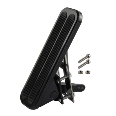 Billet Gaspedal Bodenhalterung Hot Rod Rat für Chevy Ford Mopar SBC Schwarz