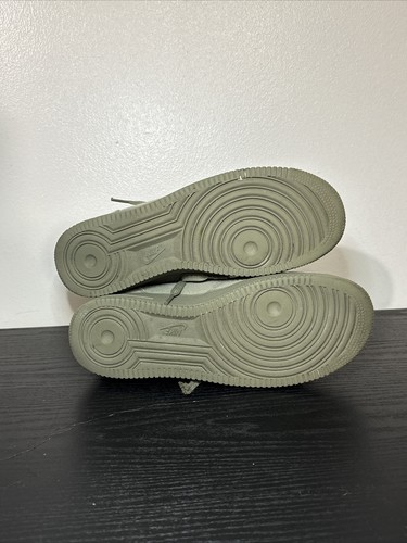 Nike Air Force 1 Mid '07 Canvas Dark Stucco AH6770-001 Mens Size 10 Green Shoes - Picture 10 of 12