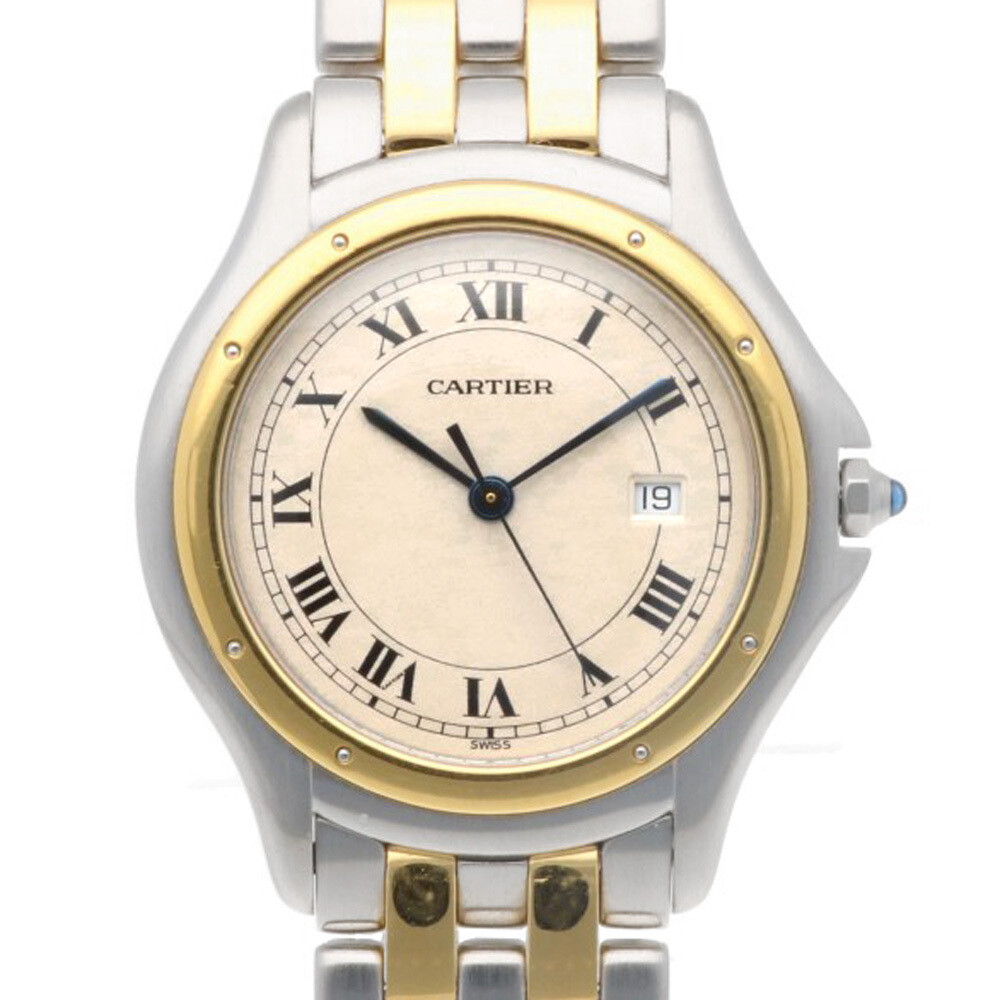 Cartier Panth re Cougar Watch Watch Stainless Steel 187904 Quartz Men s CARTI