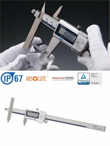 Mitutoyo 573-606-20 Offset Caliper IP67 Absolute Digimatic Type Range 10.1-210mm