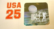 USPS Scott U618 25c Envelope NFL Football Hologram Lot of 10