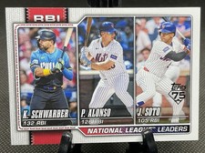 2026 Topps #11 Pete Alonso/Kyle Schwarber/Juan Soto LL