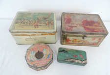 Vintage Tins - King Edward VIII Coronation Souvenir & Biscuit & Sweet Tins