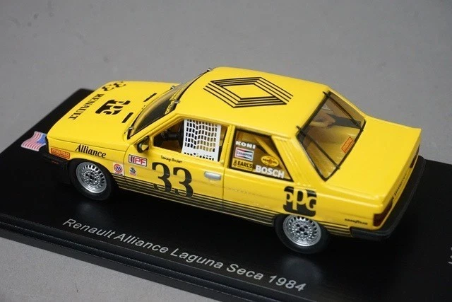 1:43 Spark US062 Renault Alliance Laguna Seca 1984 #33 T.Archer - Image 2 of 4