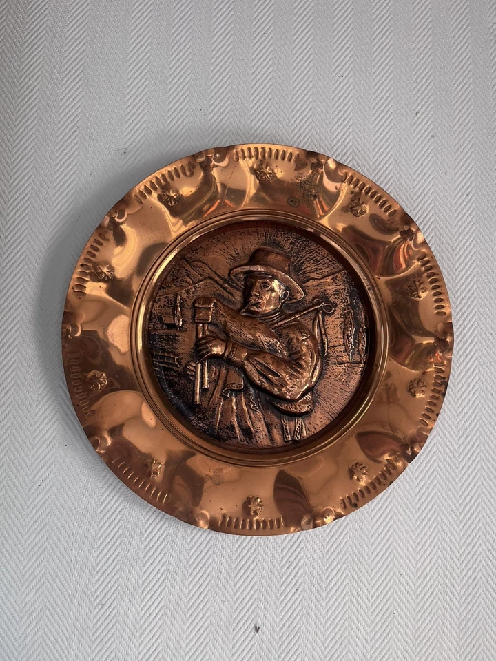 Assiette En Cuivre En Très Bon État - Photo 1/1