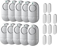 Alarmas Para Puertas Y Ventanas De Alarma Seguridad Casa Inalambrica Sensor NEW