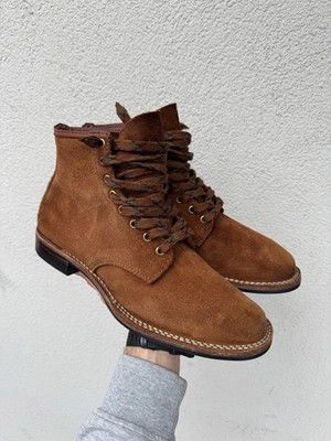 Wesco X Iron Heart Jonhannes Suede Brown Boots Size