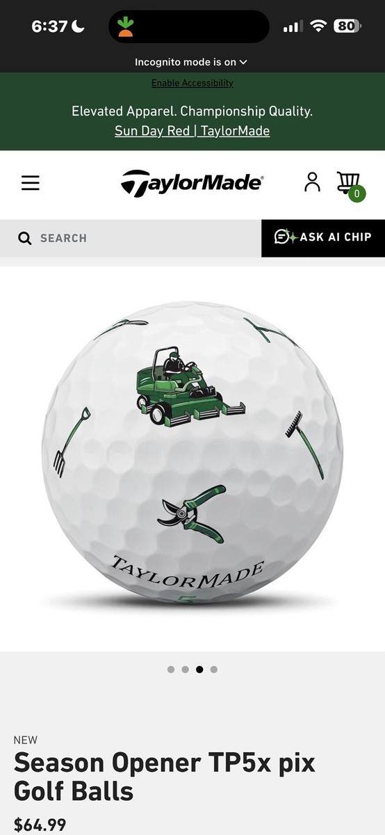 TaylorMade TP5 Pix SEASON OPENER Limited Edition Golf Balls