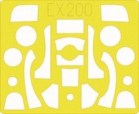 Eduard Accessories Ex200 - 1:48 P-400 Airacobra FüR Hasegawa-Bausatz - Maskierfo