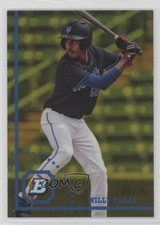 2022 Bowman Heritage Chrome Prospects Yellow Refractor 69/75 Willy Fanas 0n1l