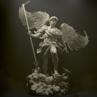 Archangel 12K Ultra-High-Detail Resin Figure - Unpainted Model Kit - X-Men Colle