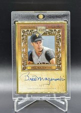 2025 Bill Mazeroski Topps Gilded Platinum Gold Framed Autograph Auto 1/1