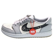 Size 8 - Dior x Air Jordan 1 Low Gray for sale online | eBay