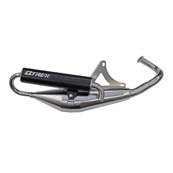 Auspuff SchalldäMpfer Q-Tre Chrom FüR Gilera Ice 50 Bj. 2002-2003-image