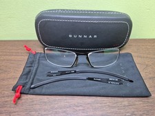 Gunnar Optics Sheadog Onyx Rectangle Glasses Damaged Read Description Fully