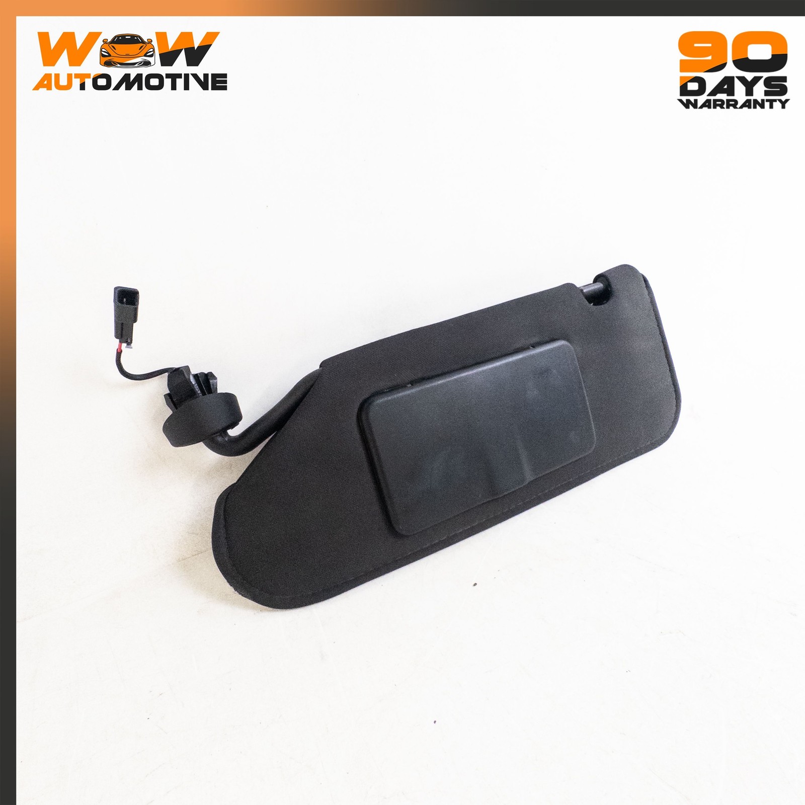 05-13 CHEVROLET CORVETTE C6 FRONT LEFT RIGHT SUN VISOR SHADE BLACK MIRROR OEM