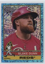 2025 Topps Heritage Chrome Light Blue Sparkle Refractor Blake Dunn #51 1n2k