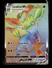 2021 POKEMON SWORD & SHIELD EVOLVING SKIES #204/203 LEAFEON VMAX