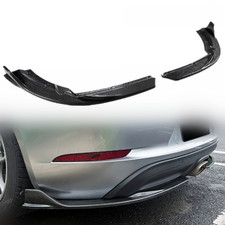 Carbon Look Rear Bumper Diffuser Splitter Kit For Porsche 718 982 Boxster Cayman Carbon Look Rear Bumper Diffuser Splitter Kit For Porsche 718 982 Boxster Cayman