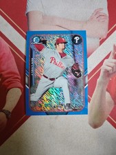 2015 Bowman Chrome Ben Lively Blue Shimmer Refractor /150 The Farm's Finest